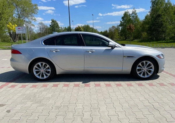 Jaguar XF cena 89000 przebieg: 93000, rok produkcji 2018 z Lubartów małe 781